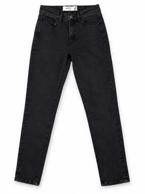 Garage Black Straight-Leg Jeans — Size 3